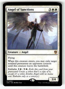 Angel of Sanctions – 62 DRC: Commander: Aetherdrift M NM