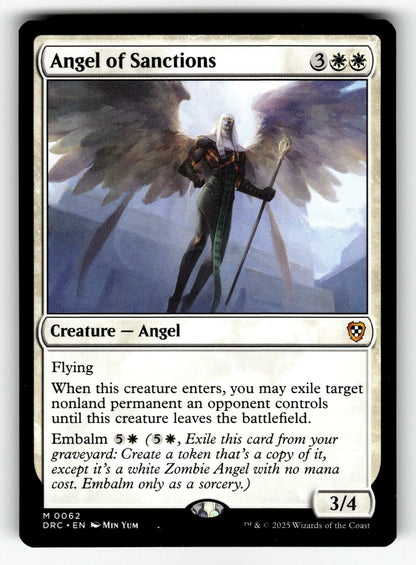 Angel of Sanctions – 62 DRC: Commander: Aetherdrift M NM