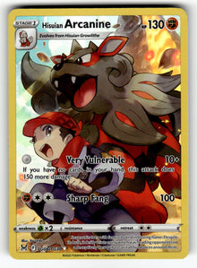 Hisuian Arcanine – TG08/TG30 SWSH11: TG: SWSH11: Lost Origin Trainer Gallery Ultra Rare Holo LP