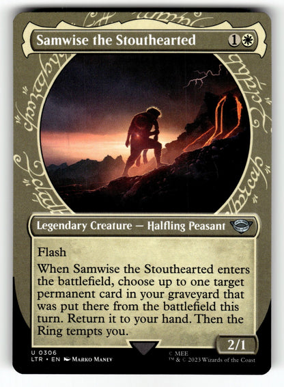 Samwise the Stouthearted (Showcase) – 306 LTR: Universes Beyond: The Lord of the Rings: Tales of Middle-earth U NM
