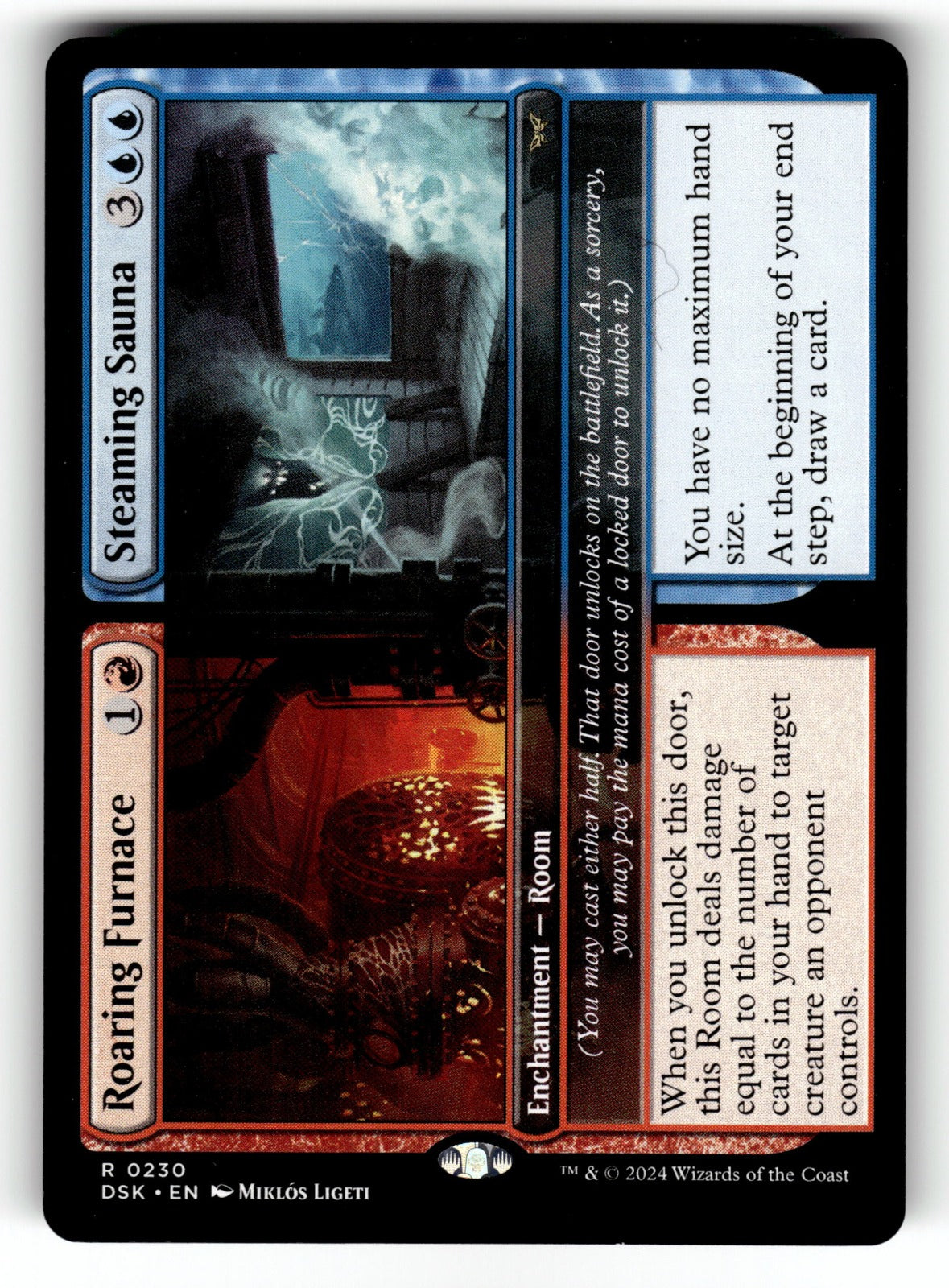 Roaring Furnace // Steaming Sauna – 230 DSK: Duskmourn: House of Horror R NM
