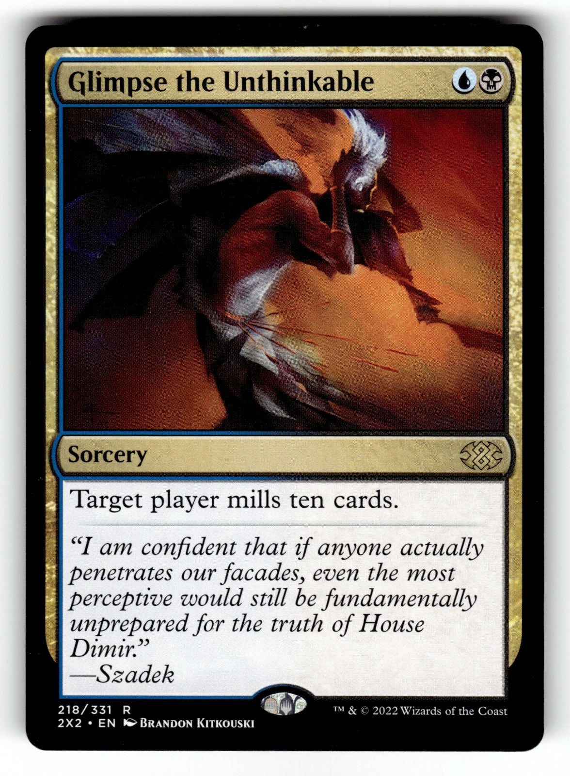 Glimpse the Unthinkable – 218 2X2: Double Masters 2022 R NM
