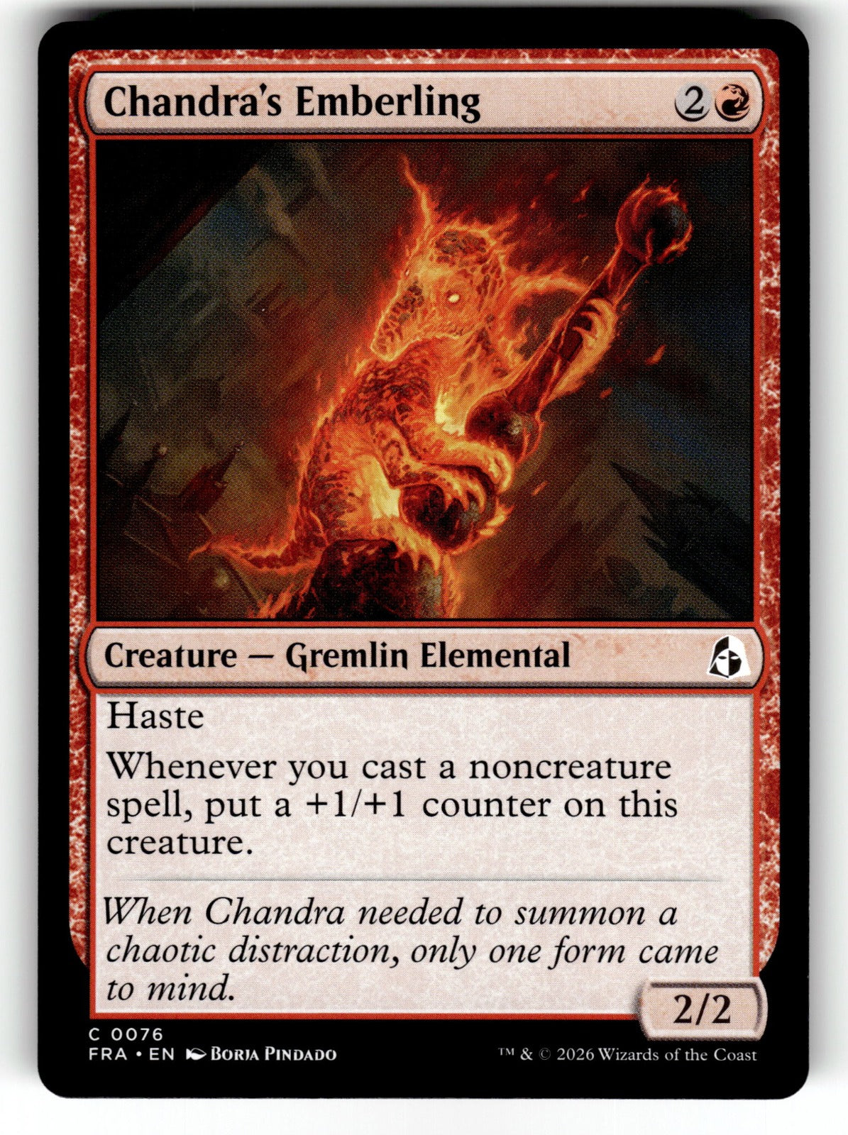 Chandra's Emberling – 76 FRA: Reality Fracture C NM