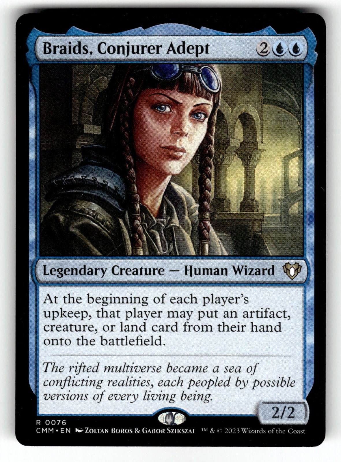 Braids, Conjurer Adept – 76 CMM: Commander Masters R NM