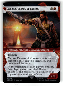 Alexios, Deimos of Kosmos (Showcase) – 134 ACR: Universes Beyond: Assassin's Creed U Foil NM