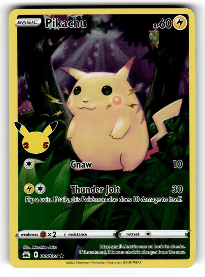 Pikachu – 005/025 CLB: Celebrations Holo Rare Holo NM