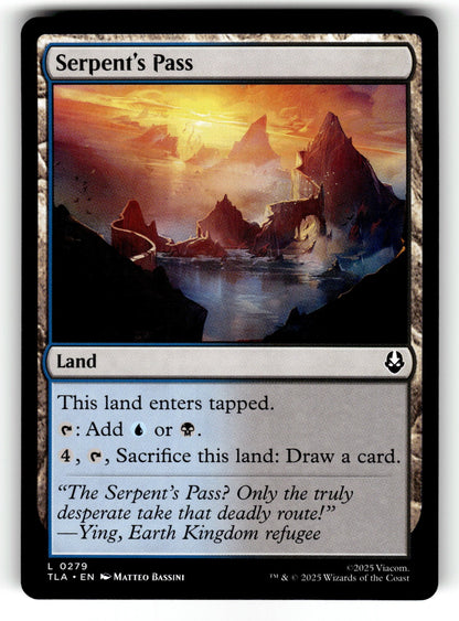 Serpents Pass – 279 TLA: Avatar: The Last Airbender L NM