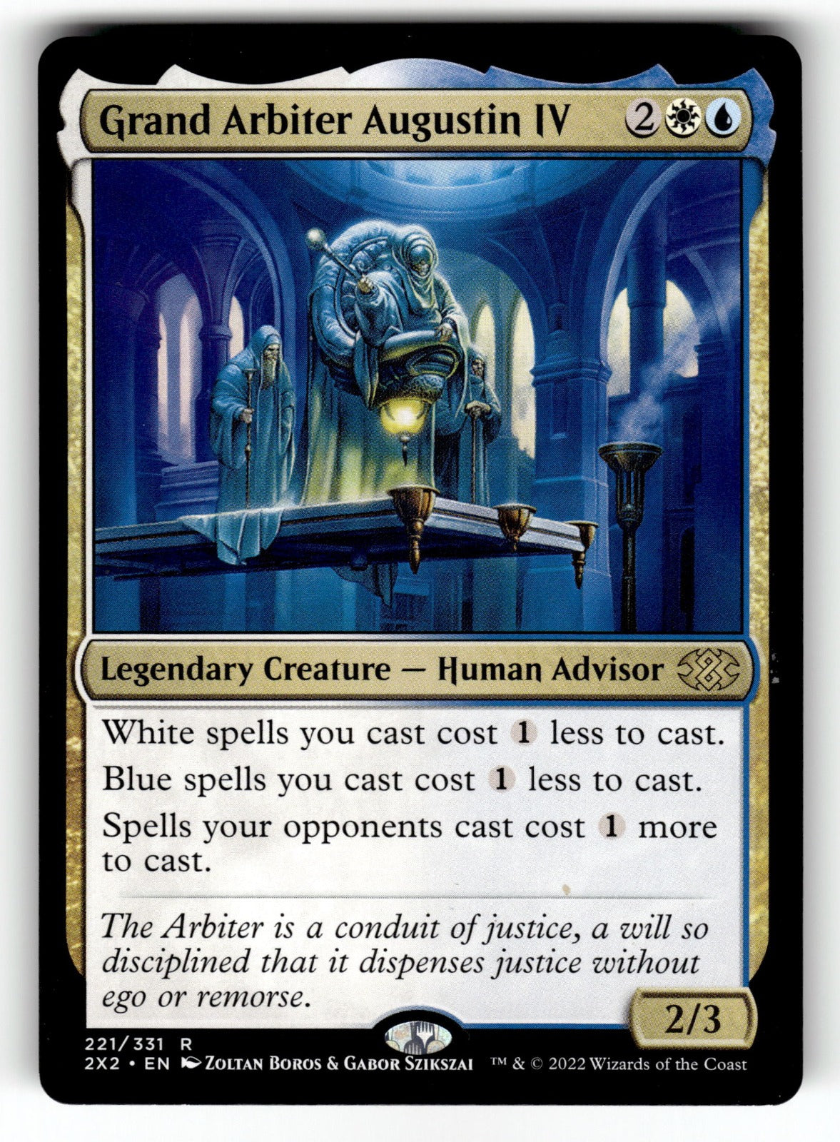 Grand Arbiter Augustin IV – 221 2X2: Double Masters 2022 R NM