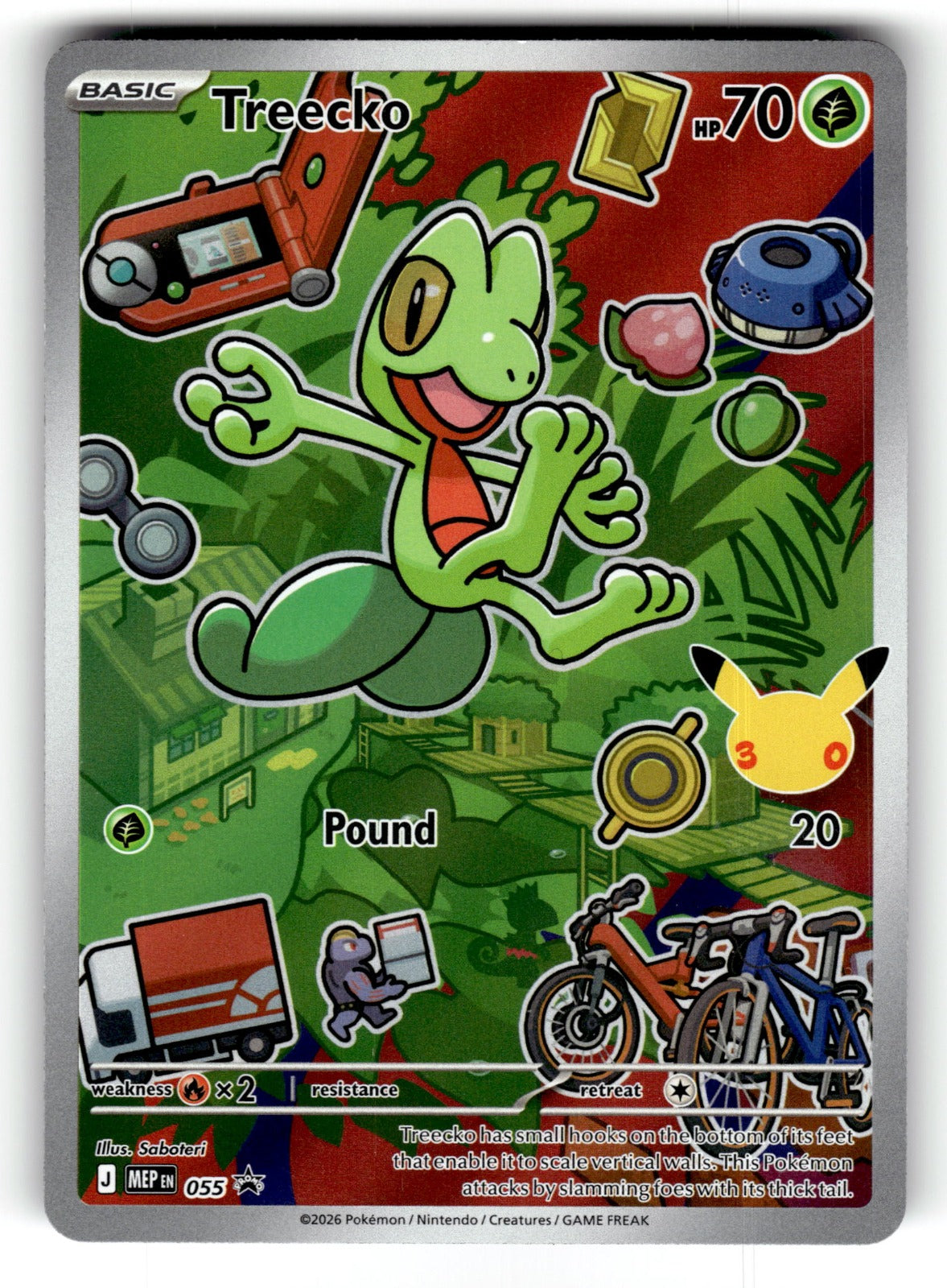 Treecko – 055 MEP: ME: Mega Evolution Promo Promo Holo NM