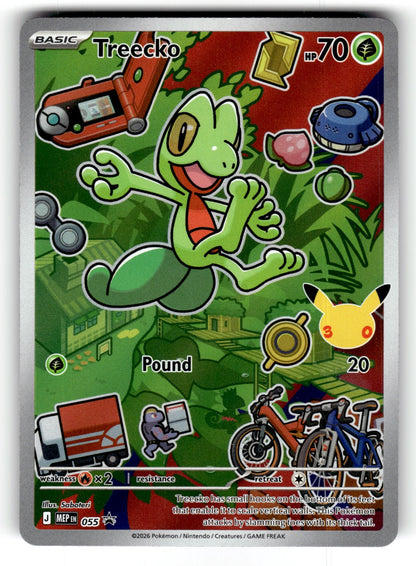 Treecko – 055 MEP: ME: Mega Evolution Promo Promo Holo NM