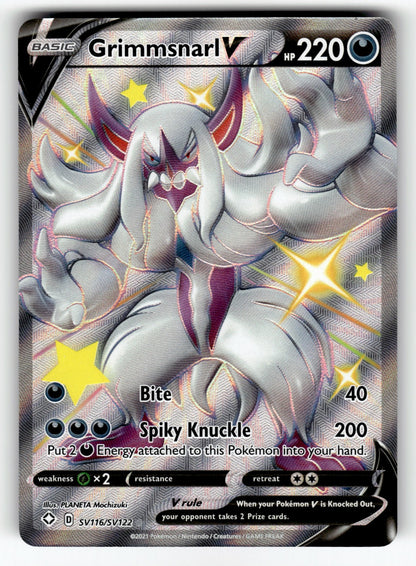 Grimmsnarl V – SV116/SV122 SHFSV: Shining Fates: Shiny Vault Shiny Holo Rare Holo NM