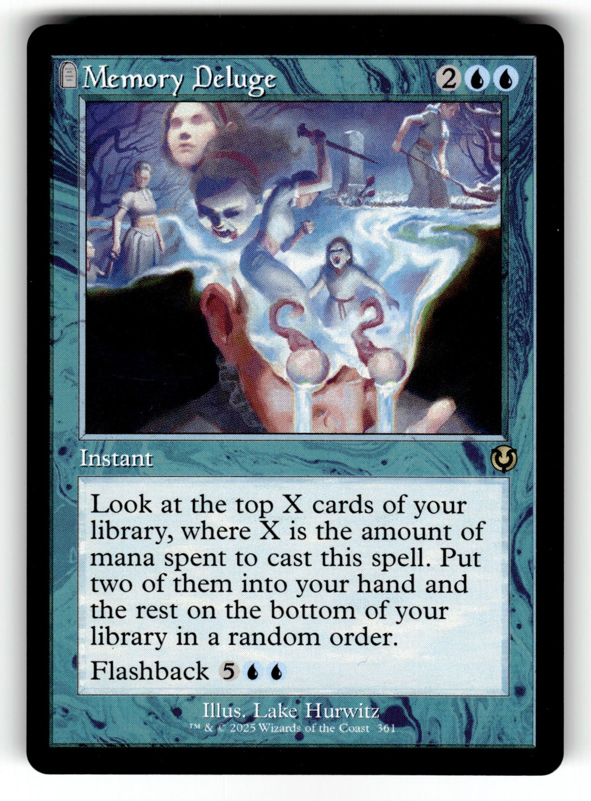 Memory Deluge (Retro Frame) – 361 INR: Innistrad Remastered R NM