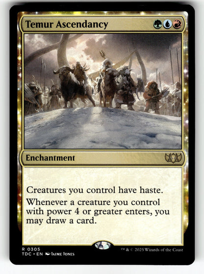 Temur Ascendancy – 305 TDC: Commander: Tarkir: Dragonstorm R NM