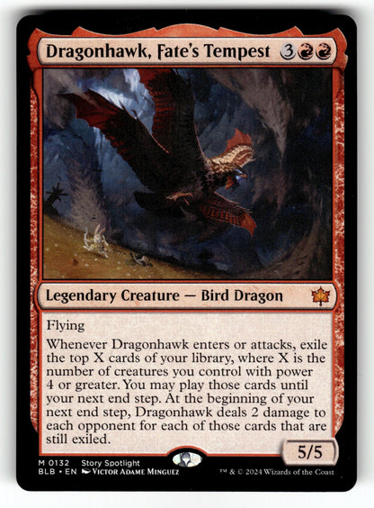 Dragonhawk, Fate's Tempest – 132 BLB: Bloomburrow M NM