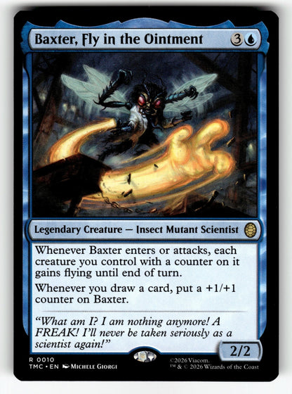 Baxter, Fly in the Ointment – 10 TMC: Commander: Teenage Mutant Ninja Turtles R NM