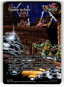 Trouble in Pairs (Borderless) – 3 PZA: Teenage Mutant Ninja Turtles Source Material M NM