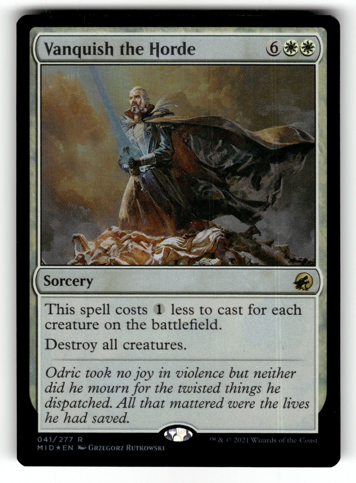 Vanquish the Horde – 41 MID: Innistrad: Midnight Hunt R Foil LP