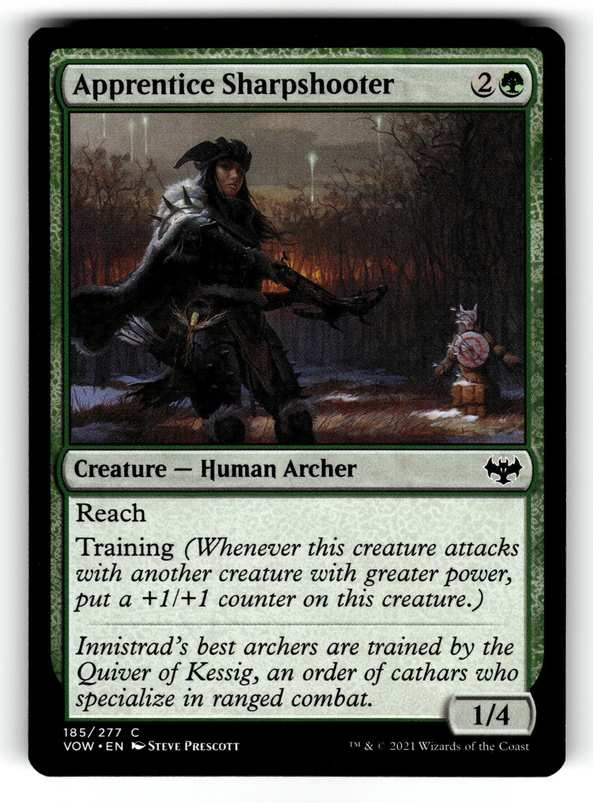 Apprentice Sharpshooter – 185 VOW: Innistrad: Crimson Vow C NM
