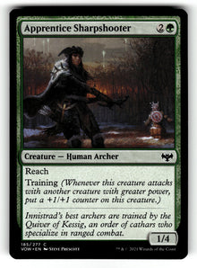 Apprentice Sharpshooter – 185 VOW: Innistrad: Crimson Vow C NM
