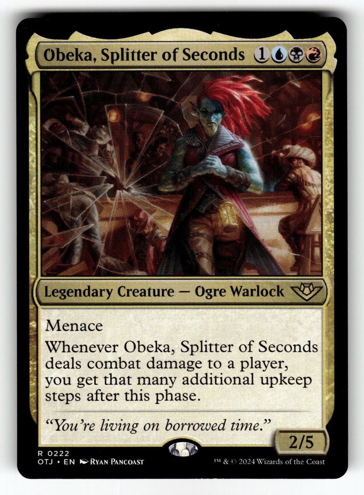 Obeka, Splitter of Seconds – 222 OTJ: Outlaws of Thunder Junction R NM