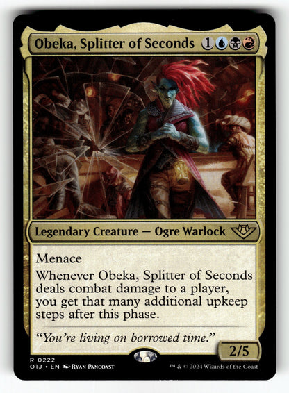 Obeka, Splitter of Seconds – 222 OTJ: Outlaws of Thunder Junction R NM