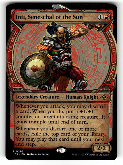 Inti, Seneschal of the Sun (Showcase) – 295 LCI: The Lost Caverns of Ixalan R NM