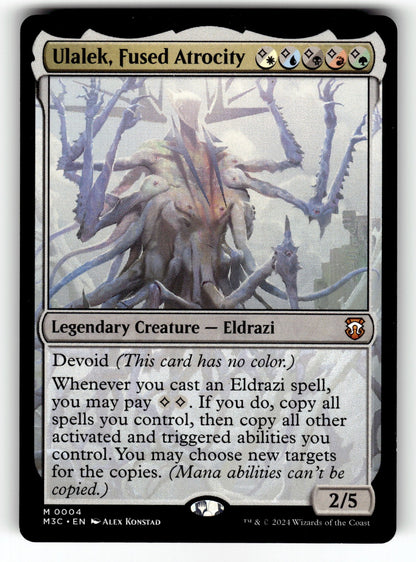Ulalek, Fused Atrocity – 4 M3C: Commander: Modern Horizons 3 M NM