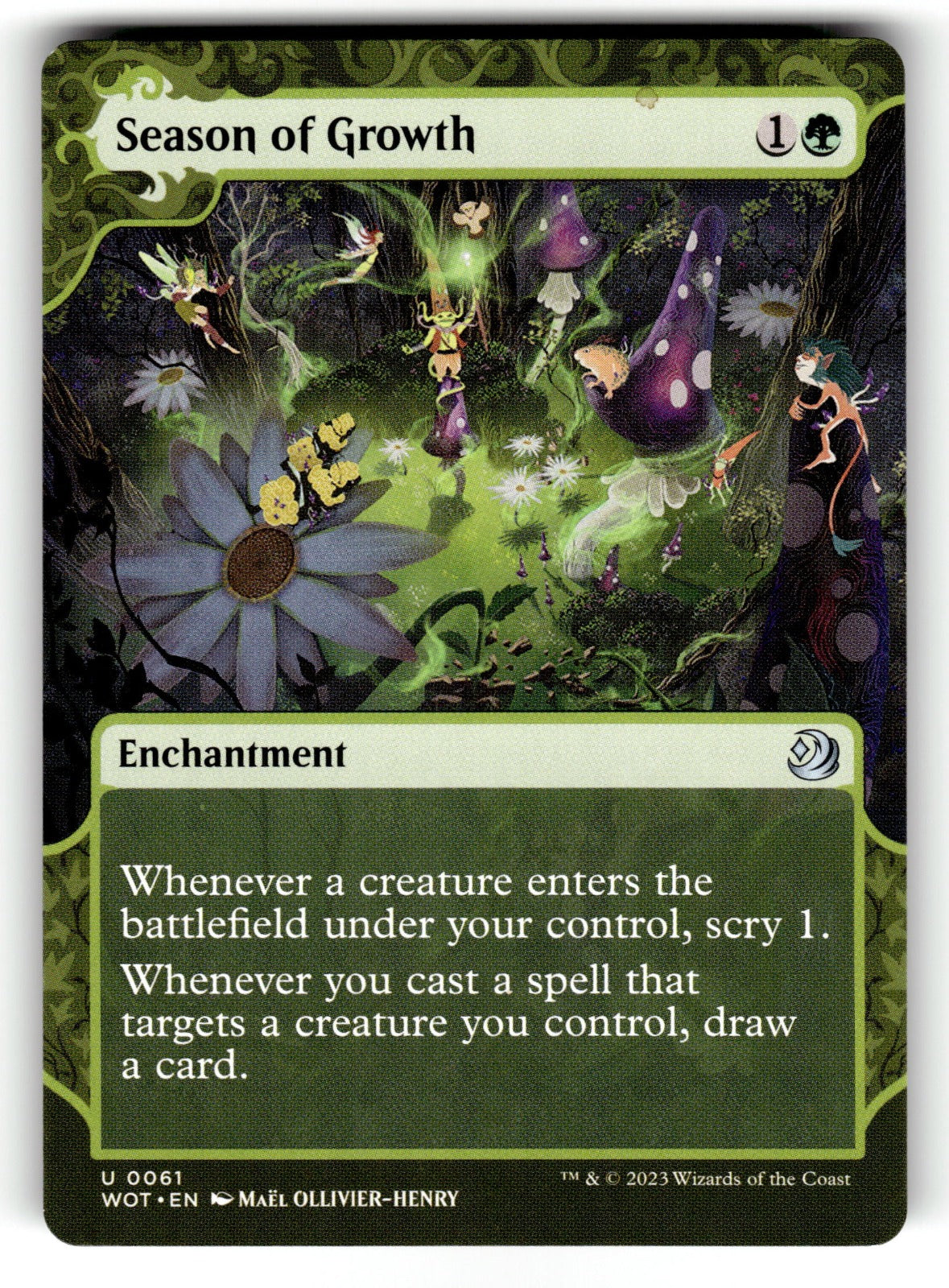 Season of Growth – 61 WOT: Wilds of Eldraine: Enchanting Tales U NM