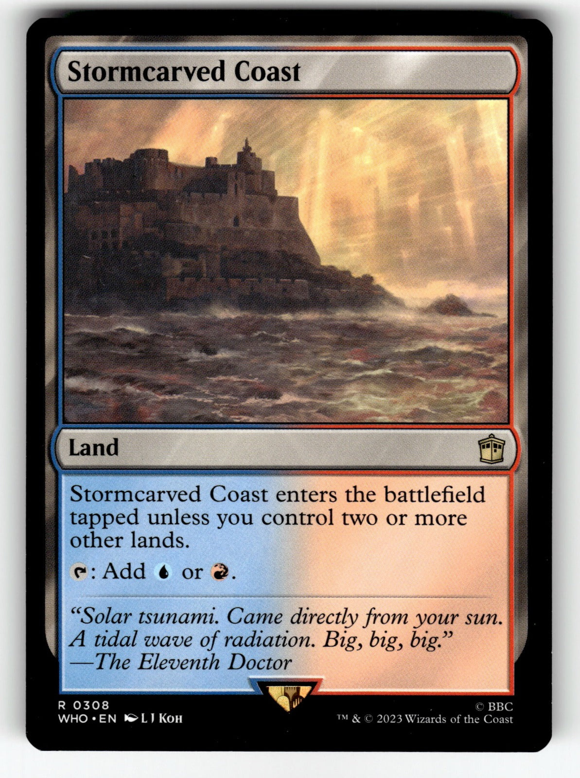 Stormcarved Coast – 308 WHO: Universes Beyond: Doctor Who R NM