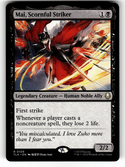 Mai, Scornful Striker – 109 TLA: Avatar: The Last Airbender R NM