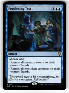 Perplexing Test – 171 BLC: Commander: Bloomburrow R NM
