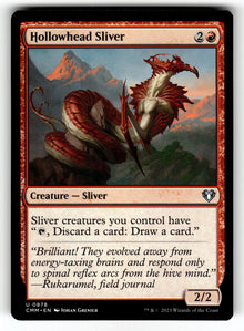 Hollowhead Sliver – 878 CMM: Commander Masters U NM