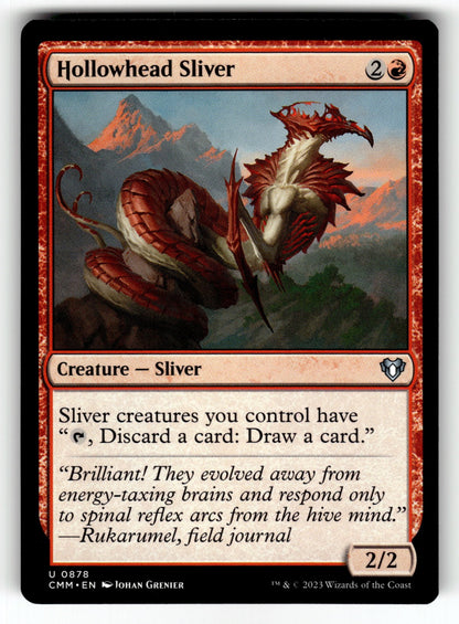Hollowhead Sliver – 878 CMM: Commander Masters U NM