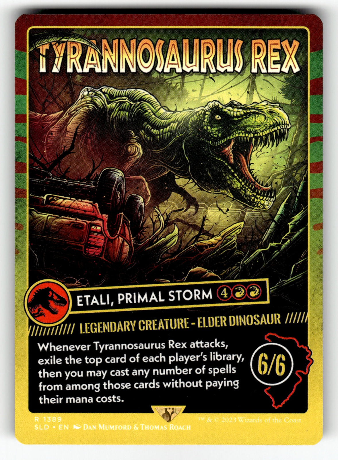 Tyrannosaurus Rex - Etali, Primal Storm – 1389 SLD: Secret Lair Drop Series R NM