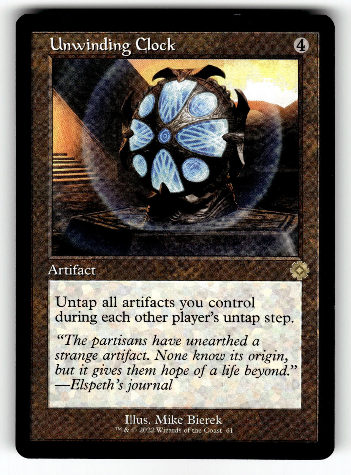Unwinding Clock – 61 BRR: The Brothers' War: Retro Frame Artifacts R LP