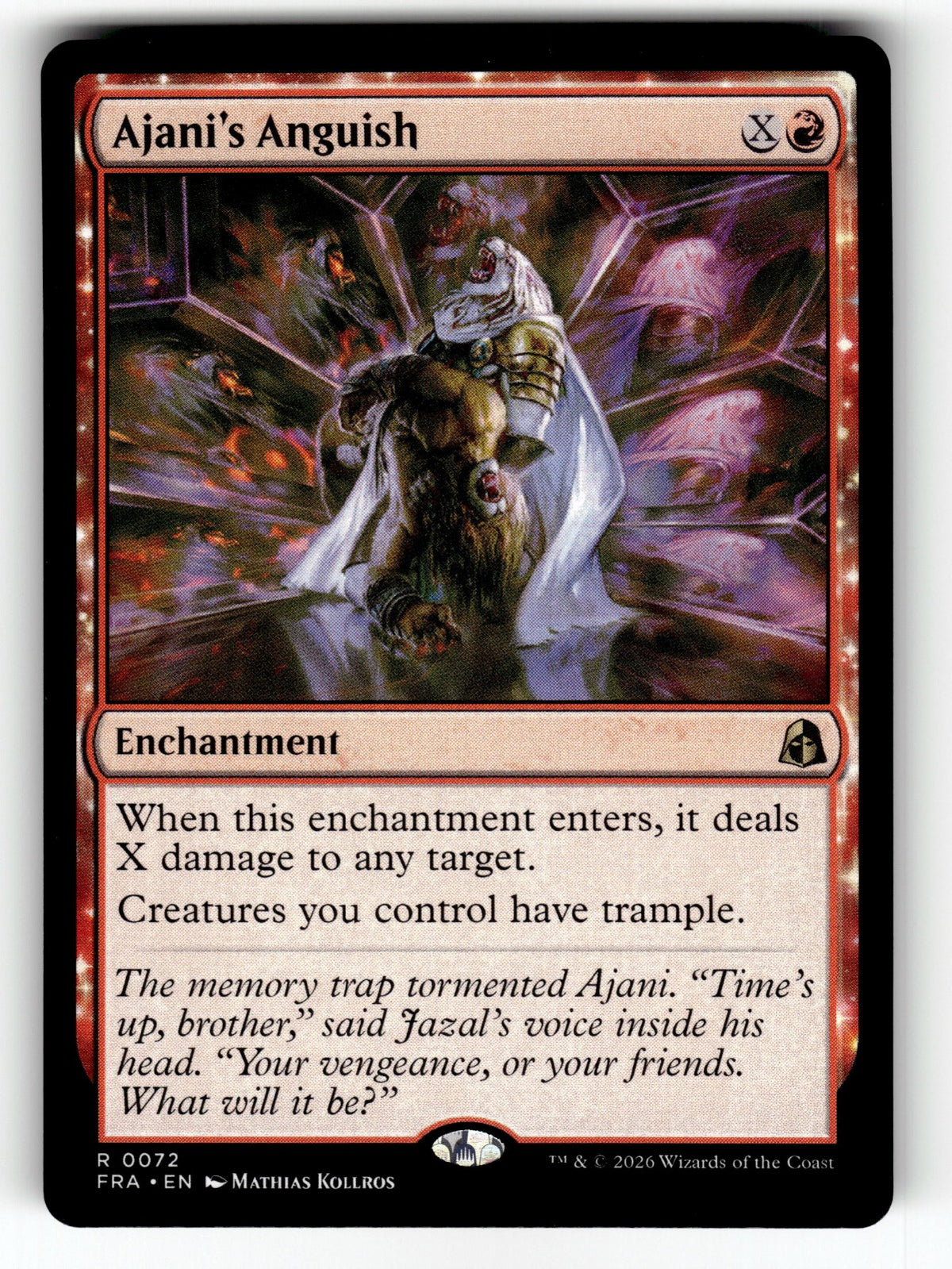 Ajani's Anguish – 72 FRA: Reality Fracture R NM