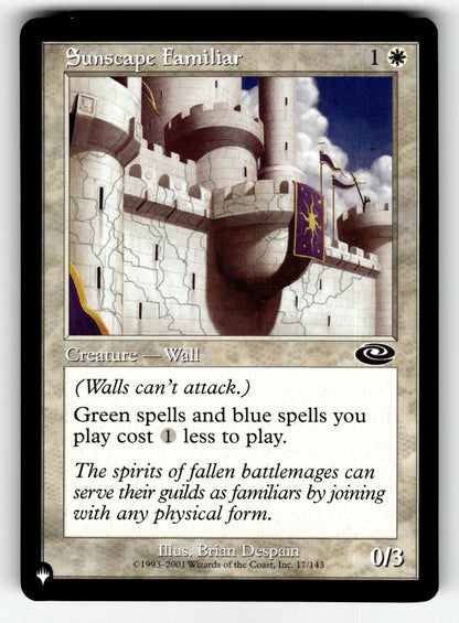 Sunscape Familiar – 17/143 LIST: The List Reprints C NM