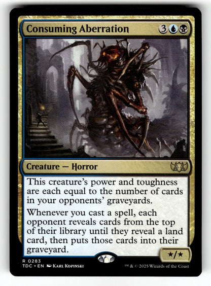 Consuming Aberration – 283 TDC: Commander: Tarkir: Dragonstorm R NM