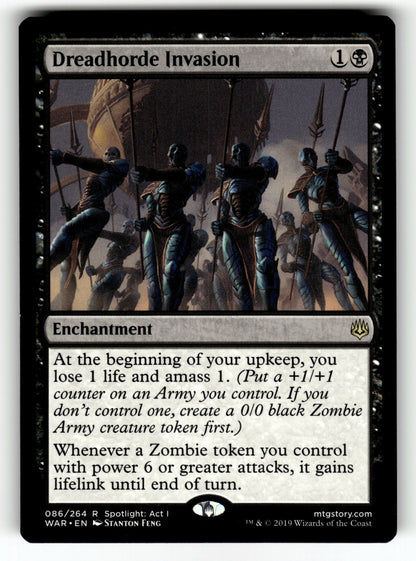 Dreadhorde Invasion – 86 WAR: War of the Spark R NM