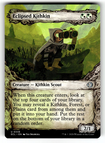 Eclipsed Kithkin (Showcase) – 338 ECL: Lorwyn Eclipsed U NM