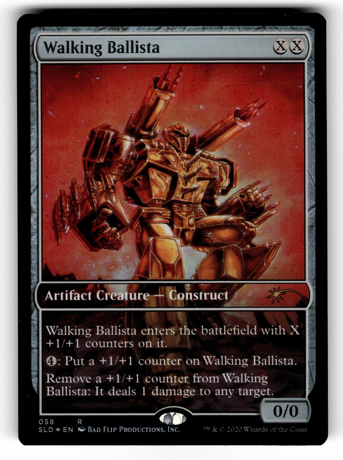 Walking Ballista – 58 SLD: Secret Lair Drop Series R Foil LP