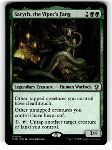 Saryth, the Viper's Fang – 185 MKC: Commander: Murders at Karlov Manor R NM
