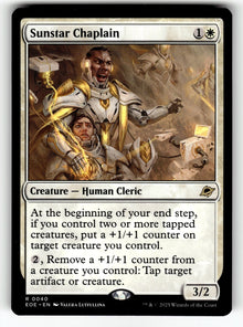Sunstar Chaplain – 40 EOE: Edge of Eternities R NM