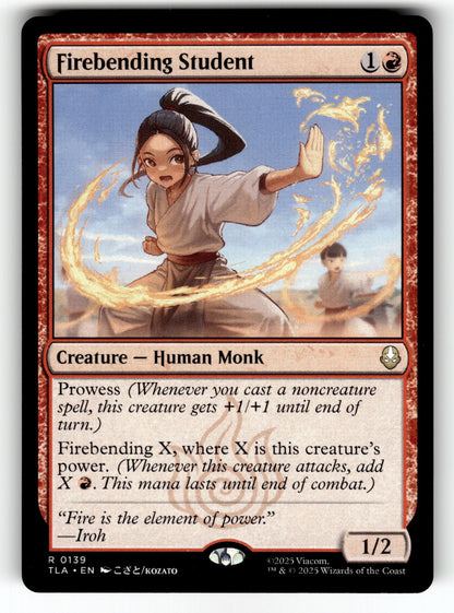 Firebending Student – 139 TLA: Avatar: The Last Airbender R NM