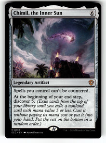 Chimil, the Inner Sun – 137 ECC: Commander: Lorwyn Eclipsed M NM
