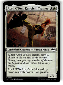 April O'Neil, Kunoichi Trainee – 3 TMT: Teenage Mutant Ninja Turtles C Foil NM