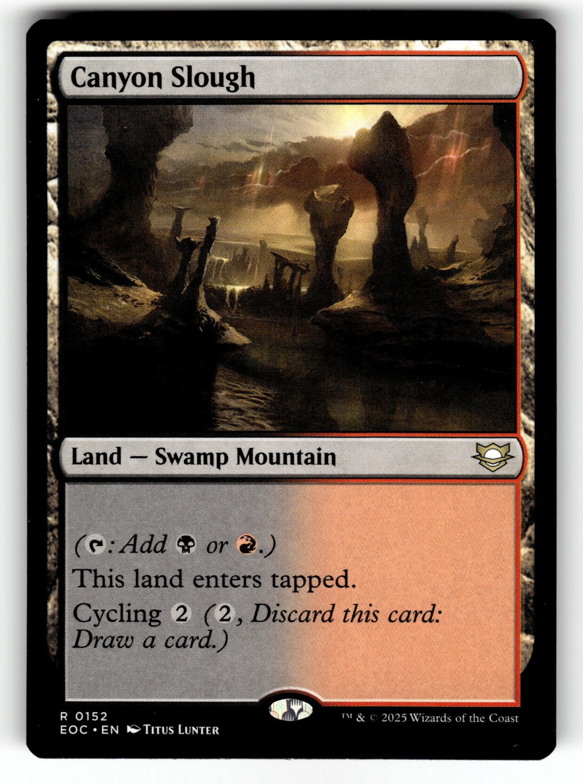 Canyon Slough – 152 EOC: Commander: Edge of Eternities R NM