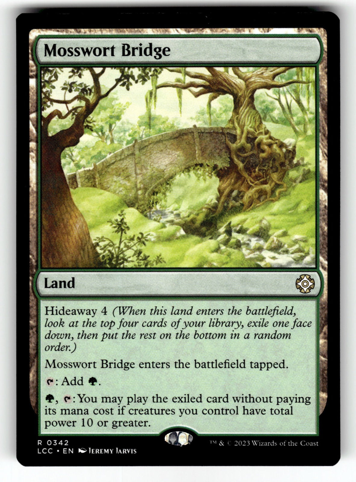 Mosswort Bridge – 342 LCC: Commander: The Lost Caverns of Ixalan R NM