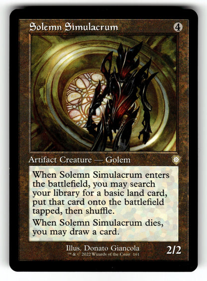 Solemn Simulacrum (Retro Frame) – 161 BRC: Commander: The Brothers' War R NM