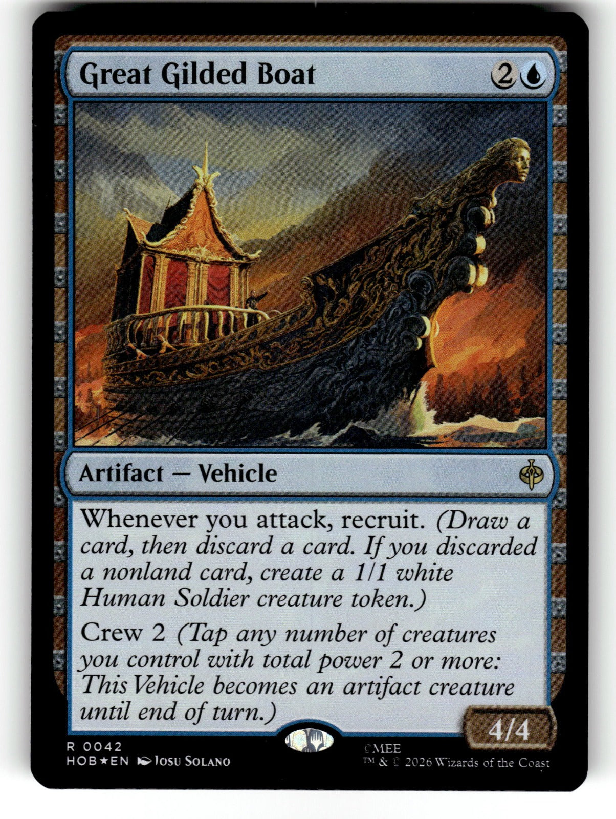 Great Gilded Boat – 42 HOB: The Hobbit R Foil NM